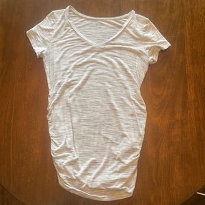 Motherhood Maternity Space Gray Tee Size Small